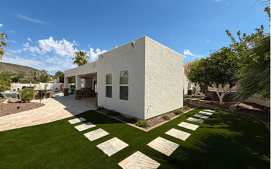 space with seamless additions